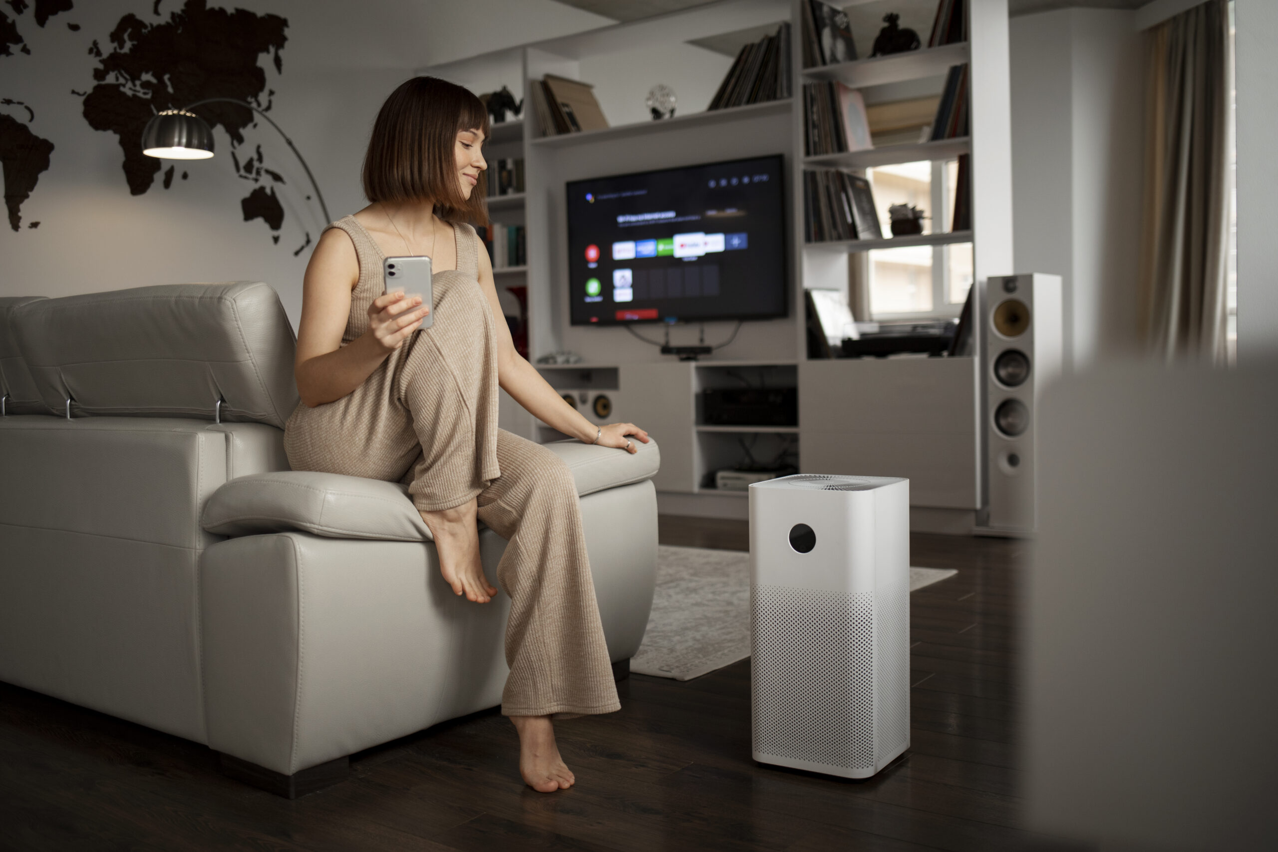 Young Woman Using Home Technology Scaled